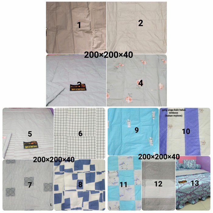 sprei perca my love ukuran 200x200 extra king size tinggi 40cm #Bantal#Guling#Sprei#Bedcover#Murah