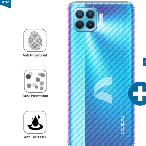 PROMO GARSKIN OPPO RENO 4F SKIN CARBON HYDROGEL PELINDUNG BELAKANG HP