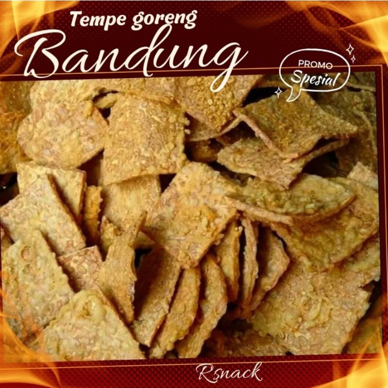 

RB Cemilan keripik tempe original asin gurih manis pedas renyah enak khas bandung 1kg