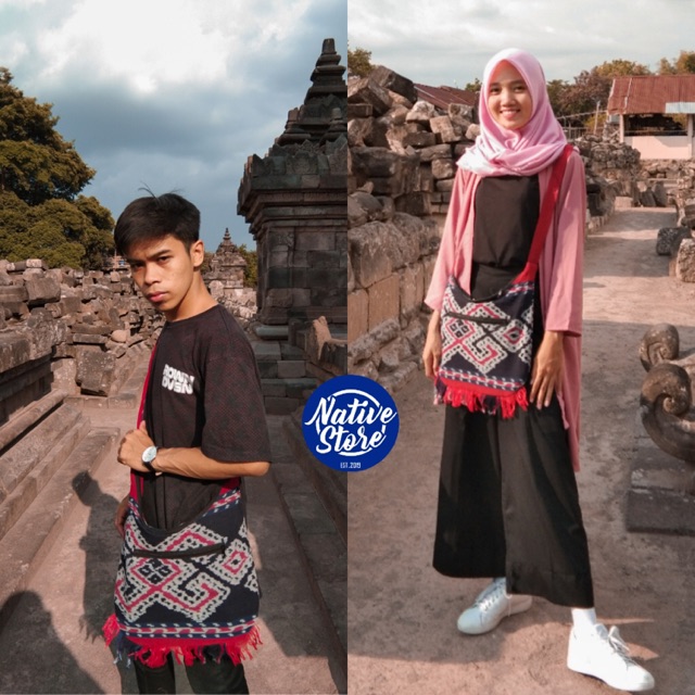 Tas selempang tenun