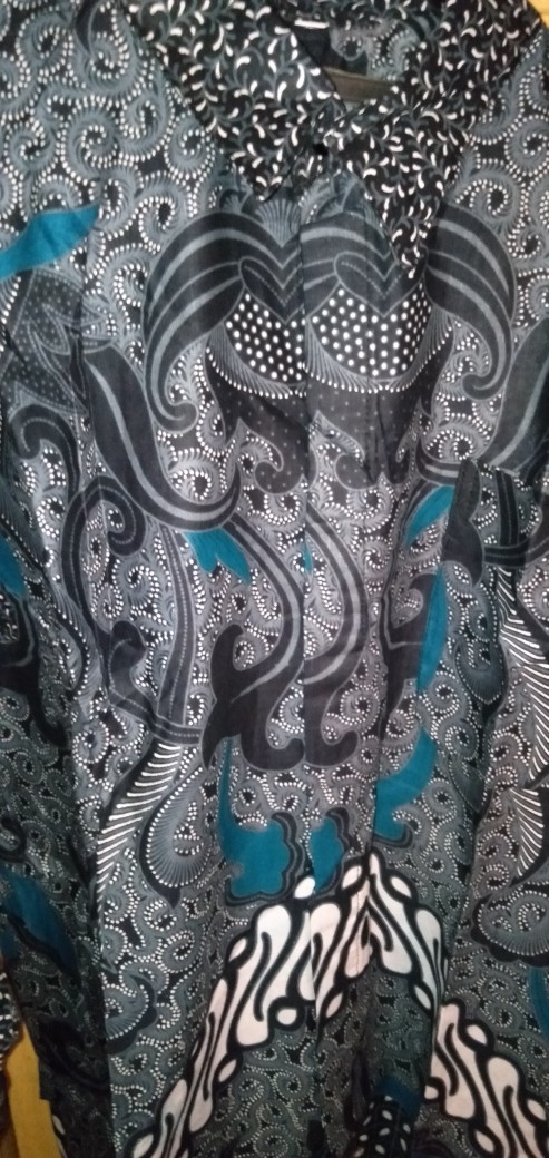 Kemeja Batik Pria Lengan Panjang Size M L Xl Xxl  Bswart Batik Hrb026