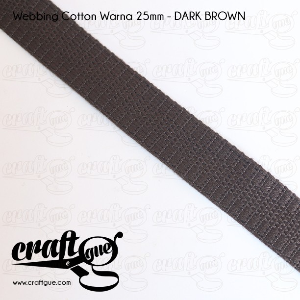 Webbing Cotton/Tali Tas Katun 25mm WARNA