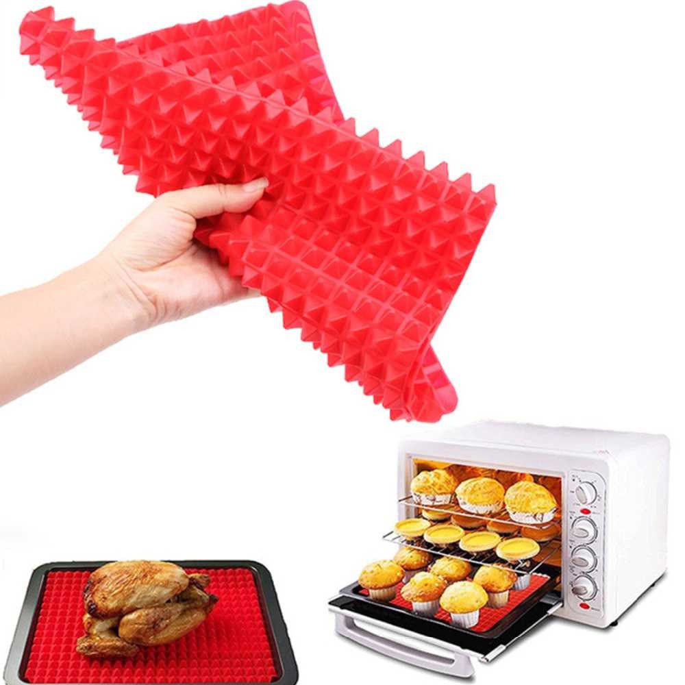 Best Seller ! Aihogard Alas Masak Pyramid Silicone Non-stick Oven Mat - JJ1370-01