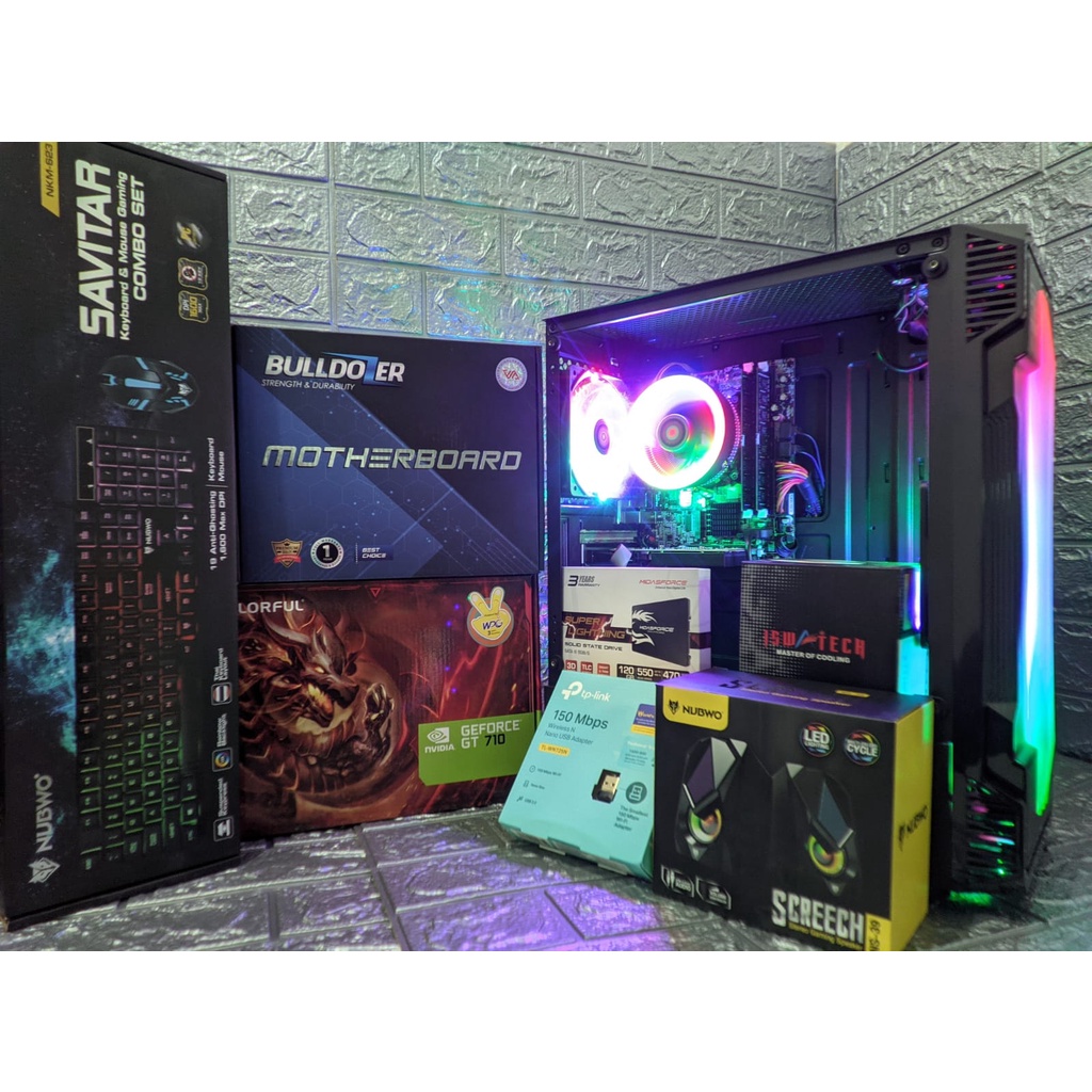 PC GAMING CORE I7 RAM 16 GB SSD COMPLETE SIAP GAMING BERAT