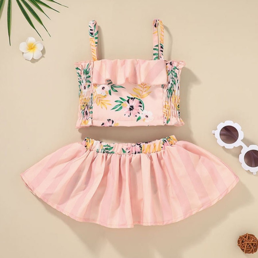 Baju Pantai Bayi dan Anak Perempuan 3bln-4thn import