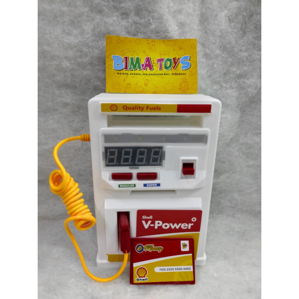 Mainan Anak SPBU Mini - Smol Play It Real Pom Bensin Lampu &amp; Suara RKC 10038