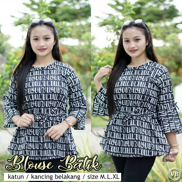 Maura Couple - Sania Ruffle Batik Couple ori Ndoro jowi DNT Garansi Termurah SHOPA SHOP