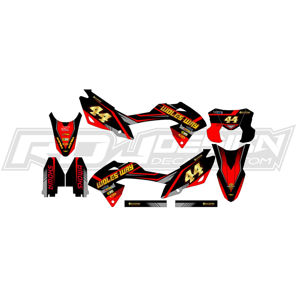 DECAL KLX 150 BF/G/SE EXTREME-023