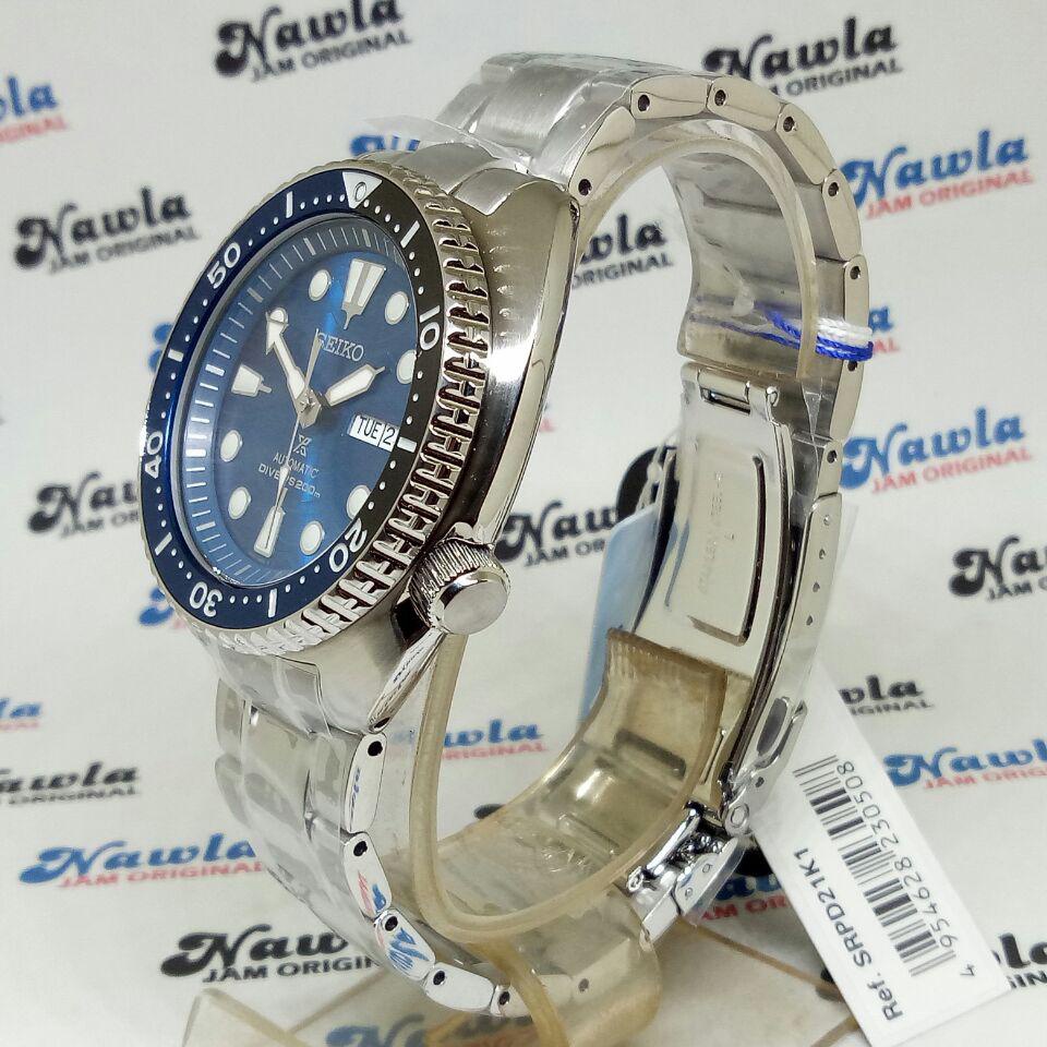 Seiko Prospex SRPD21K1 Turtle Blue Ocean - Jam Tangan Pria SRPD21