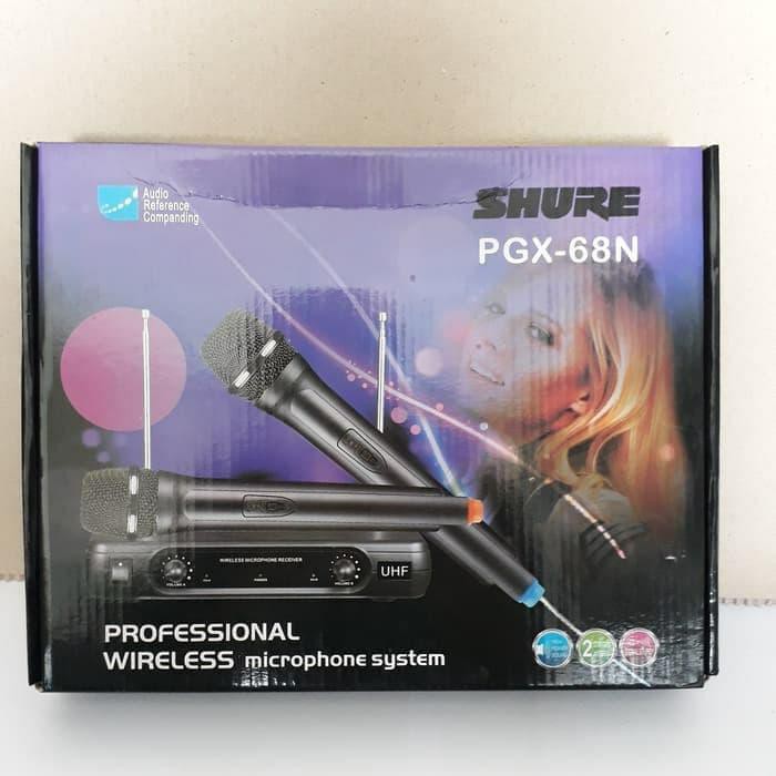 gitar bass murah berkualitas mic wireless shure pgx-68n UHF murah awet suara mantap Berkualitas