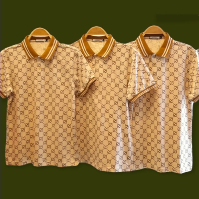 Kaos kerah pria premium Gucci