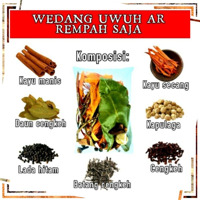 WEDANG UWUH REMPAH&quot; SAJA