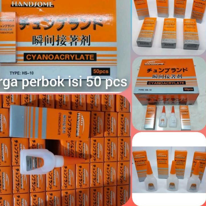 

Terlaris lem korea hansome per box isi 50 pcs