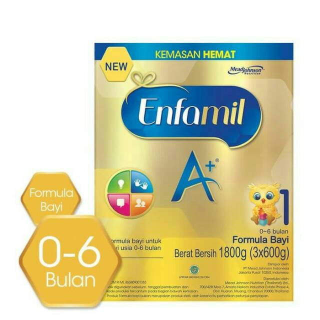 Enfamil A+ 1 1800gram Tahap 1