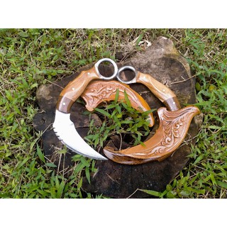 KARAMBIT SILAT JATI UKIR (ASLI)