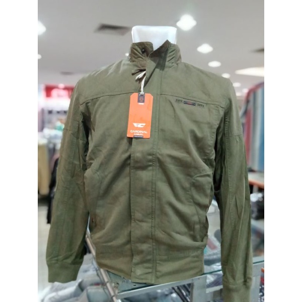 Jaket Canvas Cardinal Hijau Army