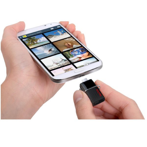 Terbaru  Sandisk Ultra Dual OTG USB Flash Drive USB 3.0 64GB - SDDD2-064G  Murah