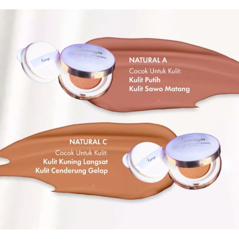 BB Cushion Batrisyia Herbal Base make up Foundation alas bedak