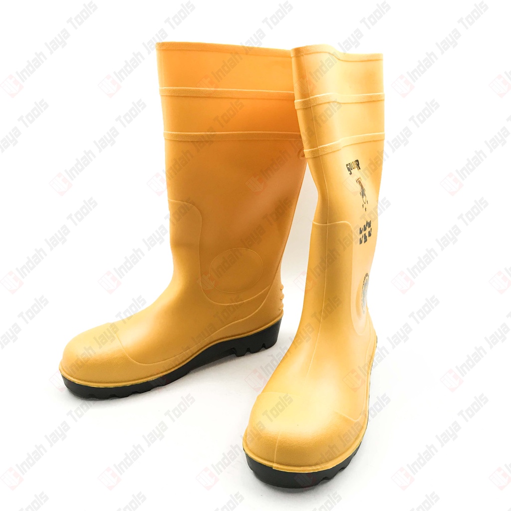 SOLDIER Sepatu Boot Safety PVC Kuning - Rainboot Yellow Boots petrova