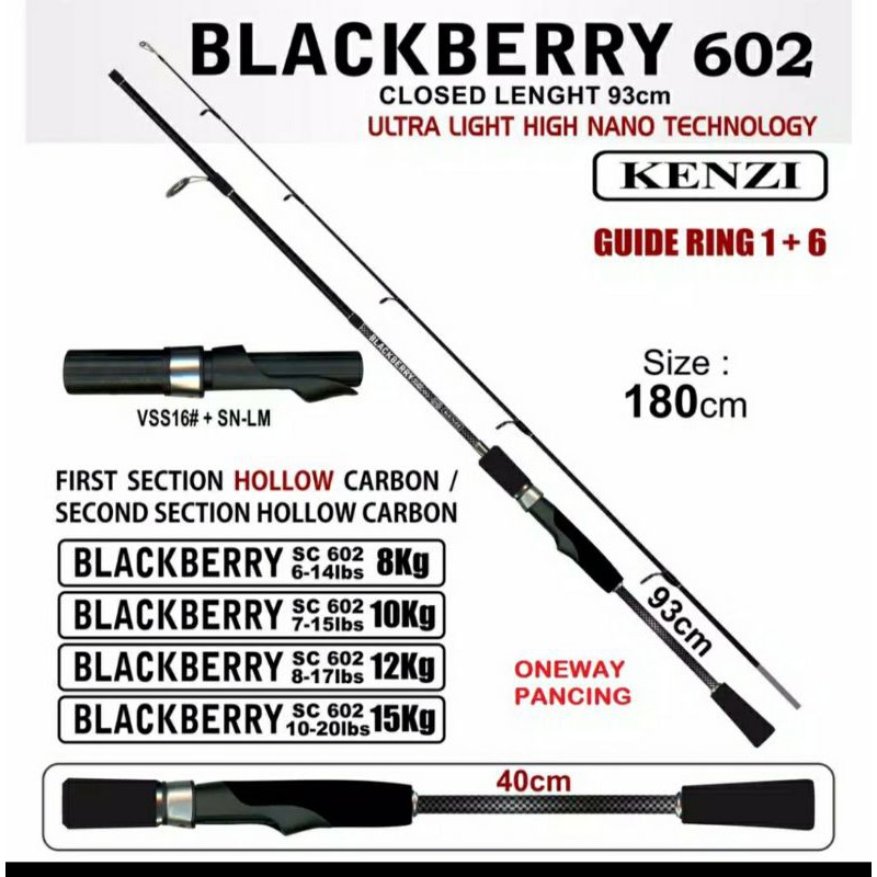 JORAN CARBON MURAH KENZI BLACKBERRY 602/180 cm