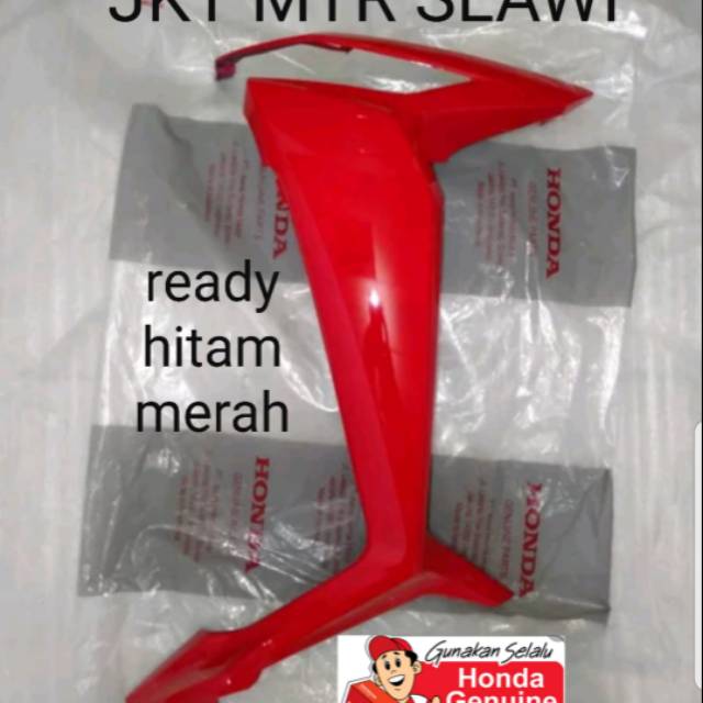 cover garnish sayap depan cover front merah ferrari supra 125 f1 2014-2020 ori honda ahm