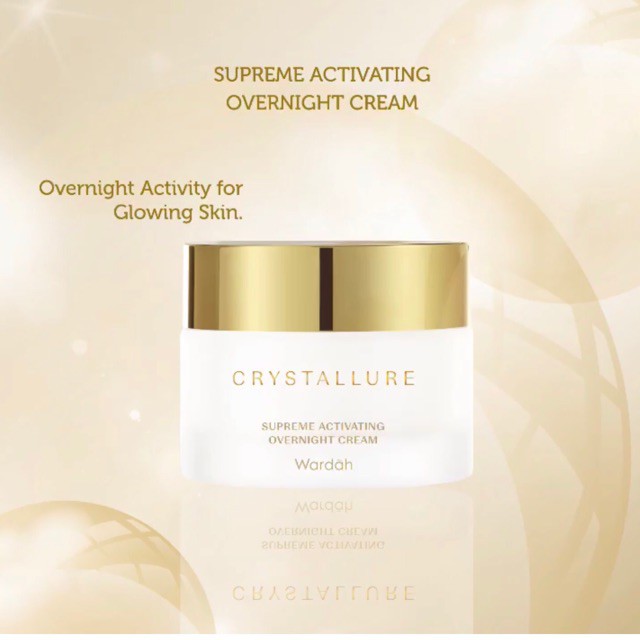 Wardah Crystallure Suppreme Activating Over Night Cream