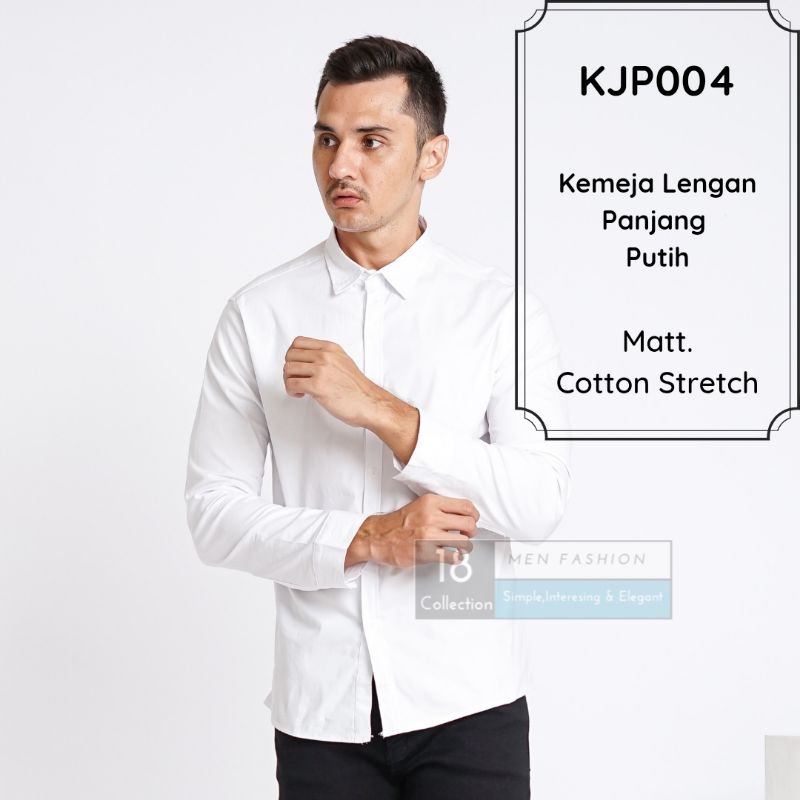 [Bisa COD] Kemeja Polos SlimFit Lengan Panjang