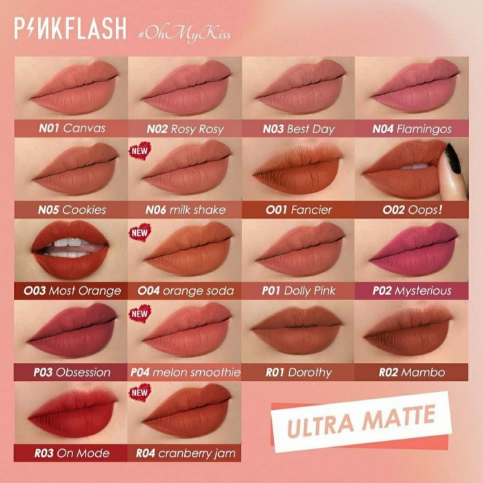 PINKFLASH LASTING MATTE LIP CREAM