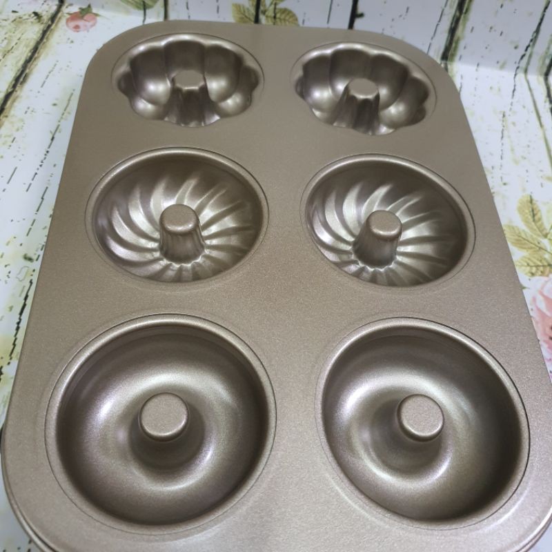donut mould 6s bake pan / cake baking pan / loyang donat