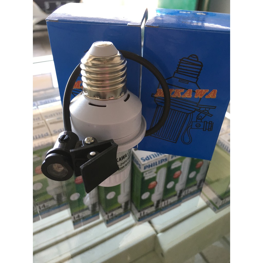Fitting Sensor Mikawa E27 / Fitting Lampu Otomatis