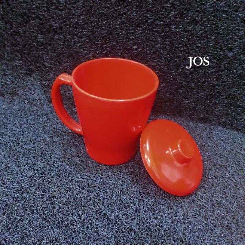 GELAS + TUTUP BESAR, MELAMIN UNICA D3041