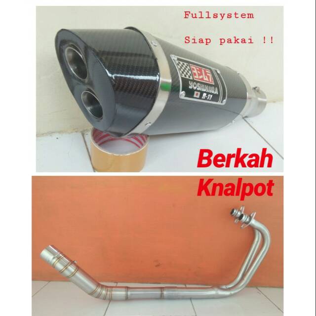 KNALPOT RACING YOSHIMURA MOTOR NINJA 250KARBU NINJA 250Fi CBR250RR R25 FULLSYSTEM KNALPOT YOSHIMURA