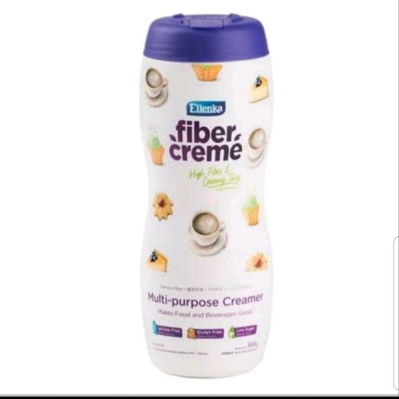 

Fiber Creme ELLENKA, multi purpose creamer, pengganti susu dan santan, 168 gr