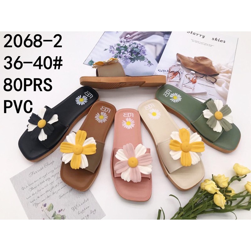 Sandal Slop Bunga Import LCR 2068-2