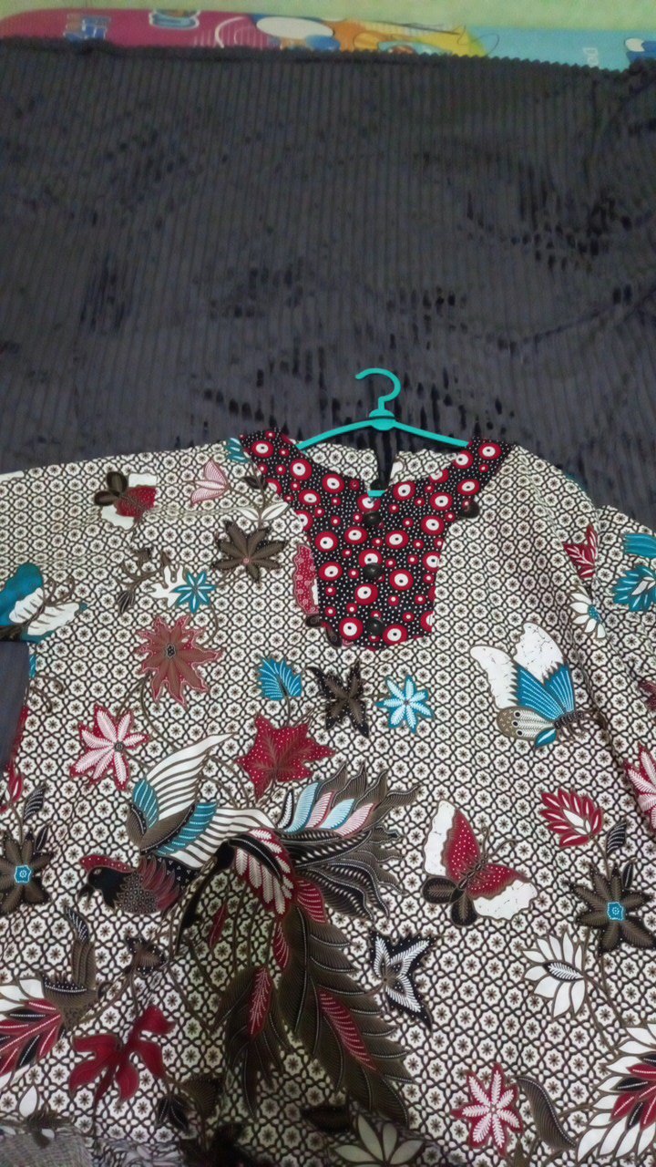 Tunik Batik Jumbo Ld 120 Cm / 130 Cm / 140 Cm Super Jumbo Big Size Wanita Xxxl Abadi Batik Original