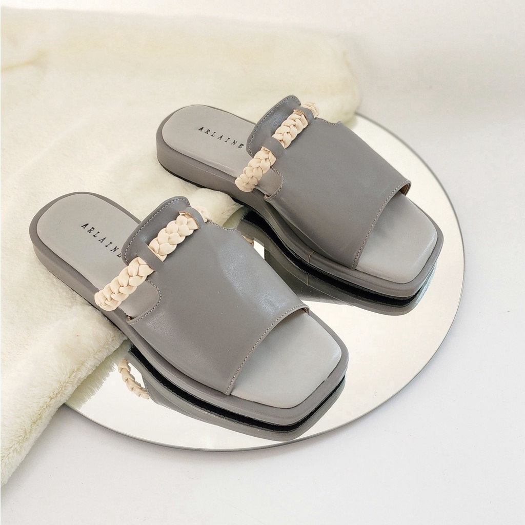 ARLAINE - NORA Platform Sandal / Sandal Wedges / Sandal Kepang