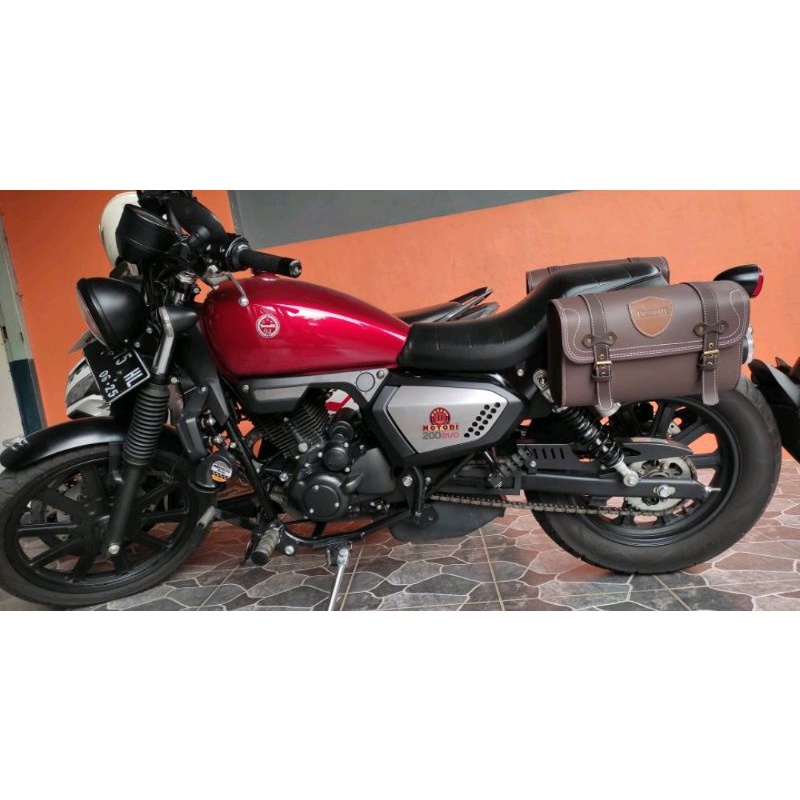 Sidebag Saddle Bags Tas Motor Benelli Kulit Sintetis Waterproof