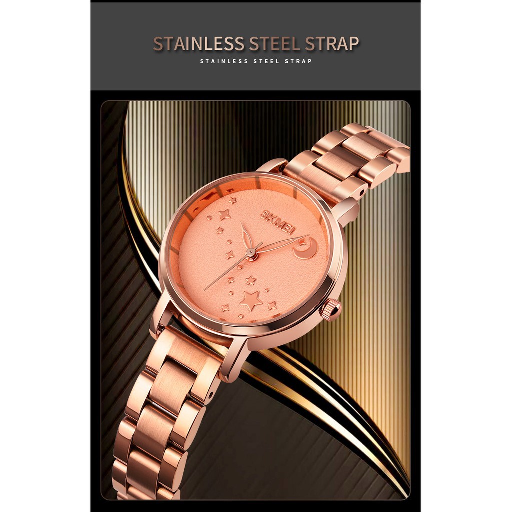 Jam Tangan Wanita SKMEI 1708 Women Quartz Watches Starry Sky Elegant