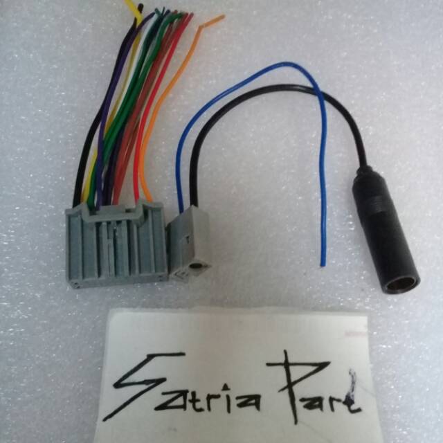 Soket JVC PANDORA JVC KW R710H kabel socket headunit HONDA dan soket antena radio
