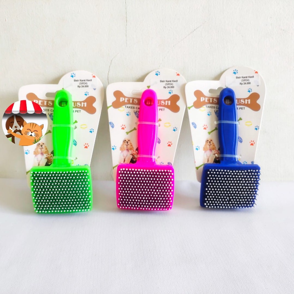 Sisir Mandi Grooming Kucing &amp; Anjing - Sisir Bulu - Sisir Hewan