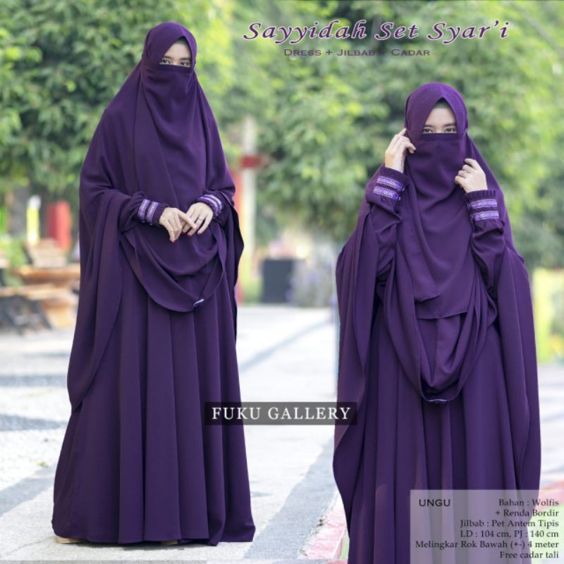 Gamis Sayyidah Set Ori Fuku Gallery BTC Solo