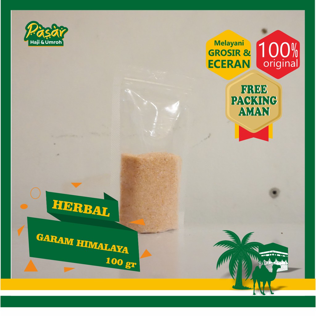

Garam Himalayan Himalaya Himsalt Pink Himalayan Salt Original untuk JSR Jurus Sehat Rosulullah 100gr