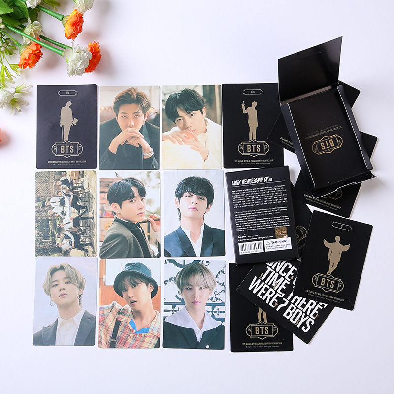 Kartu Lomo Kpop Bts Seventh Period Membership Untuk Hadiah