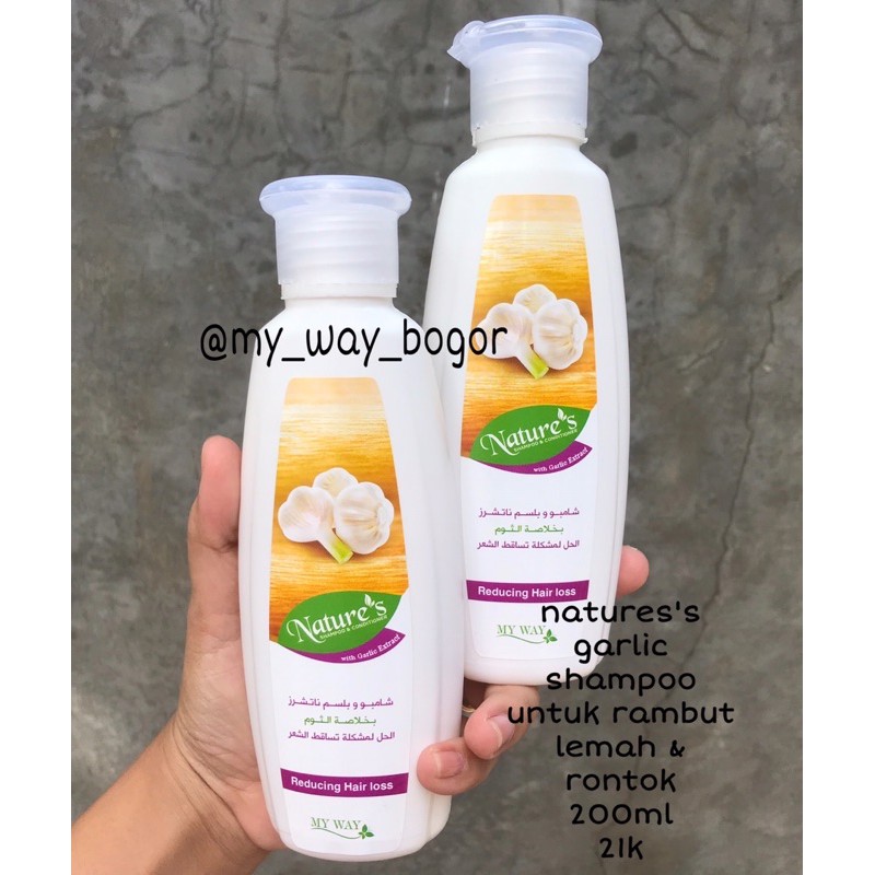 MY WAY Nature’s Garlic Shampo