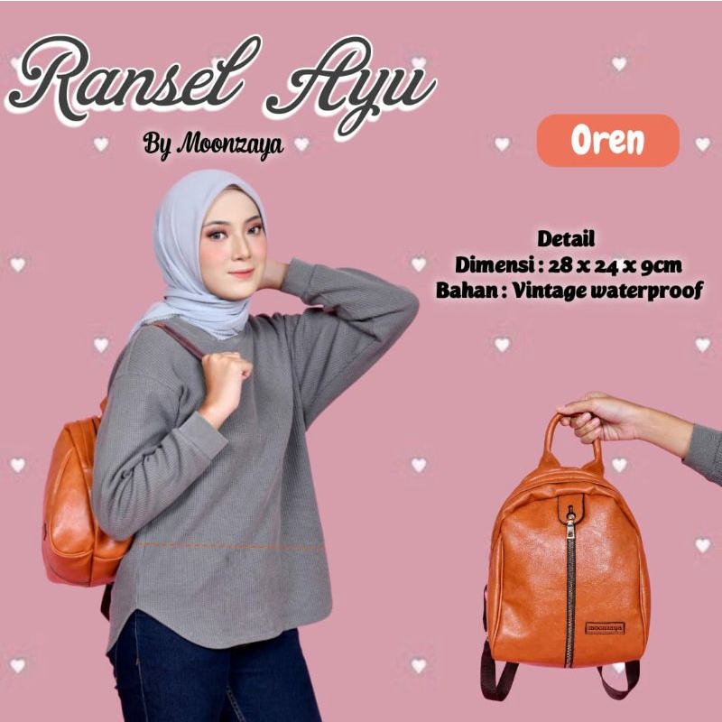 Ransel Ayu Moonzaya