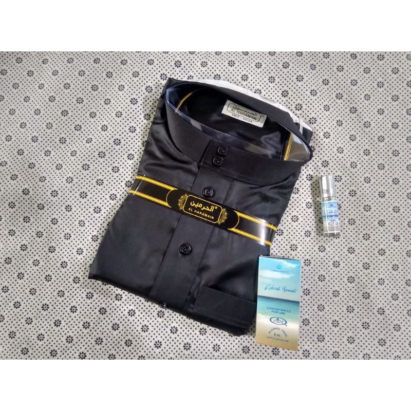 jubah Haramain black/hitam ORI Vietnam