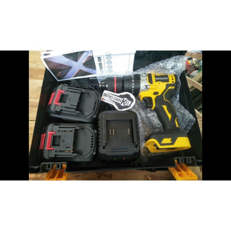 nagawa impact drill 21v fullset ncb22k