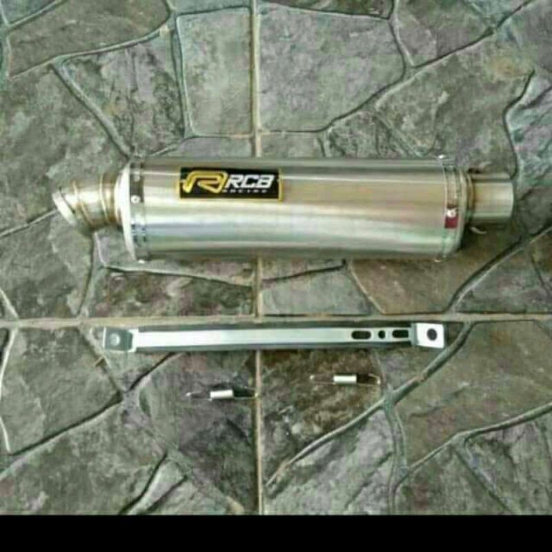 termurah terlaris slincer knalpot racing rcb oval 30 cm trioval ngebas padet bukan ori original