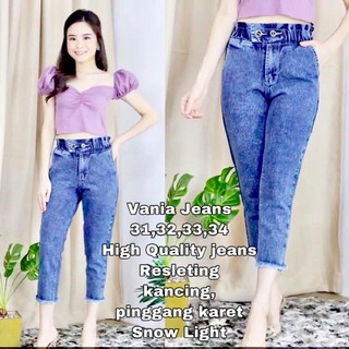 2 WARNA SIZE 31-38!!VANIA  JEGGING 7/9 SUPER STRETCH