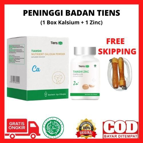 Murah Ori Paket Peninggi Badan Tiens Kalsium Nhcp Zinc Tianshi Penambah Tinggi Growup
